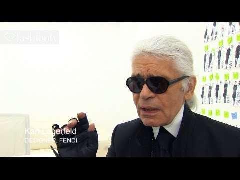 First Look - Fendi Fall 2012 with Karl Lagerfeld, Natasha Poly at Milan Fashion Week | FashionTV