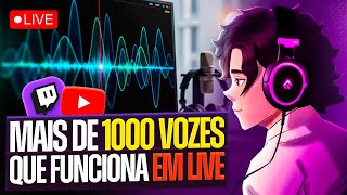 COMO MODIFICAR A VOZ EM LIVES AO VIVO (Funciona Youtube, Twitch, Kick... etc)