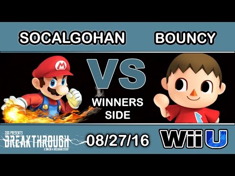 2GG: Breakthrough - NXT JP | SoCalGohan (Mario) Vs. Bouncy (Villager) Pools - Smash Wii U