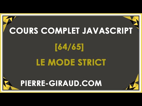 COURS COMPLET JAVASCRIPT 1 65 Présentation du cours JavaScript