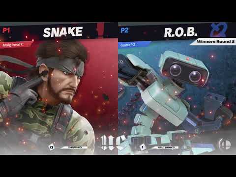 SSB109 Winners Round 3 - WGL | game^3 (ROB) vs Malginvafk (Snake)
