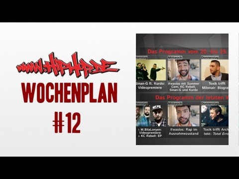 KC Rebell, Summer Cem, Sinan-G, Kurdo, BattleBoi Basti, Naya Isso, Milonair | Wochenplan #12
