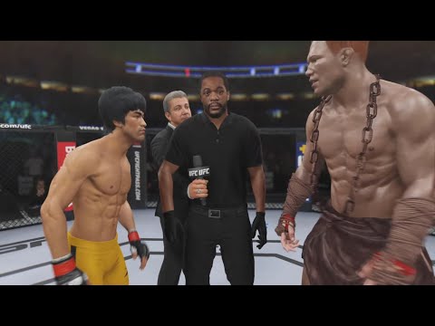 Bruce Lee vs. God Ares - EA Sports UFC 4 - Dragon Fight 🔥🐲