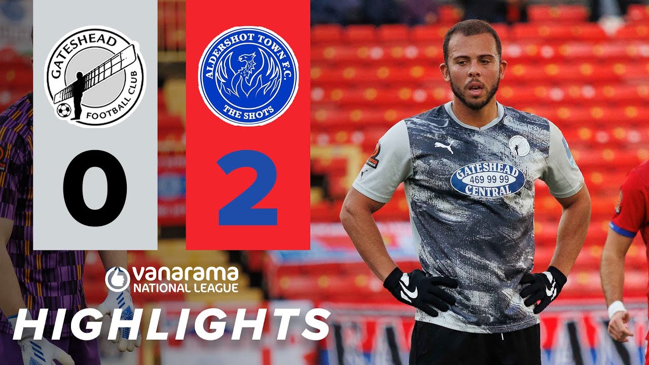 Aldershot take three points with second half double | Gateshead 0-2 Aldershot Town | HIGHLIGHTS