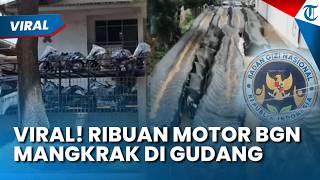 Mangkrak! Ribuan Motor Listrik BGN Rp1 Triliun Hasil Korupsi Cuma Jadi Pajangan di Gudang Sentul