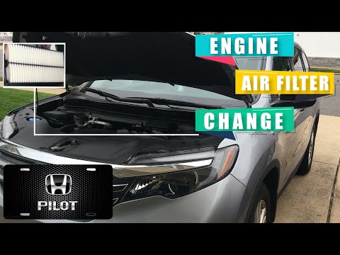 2016-2020 Honda Pilot engine air filter replacement