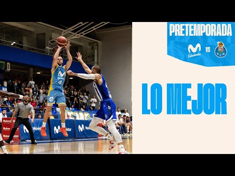 Lo mejor de Movistar Estudiantes ante el FC Porto (94-89, pretemporada LEB 2022-23) HIGHLIGHTS