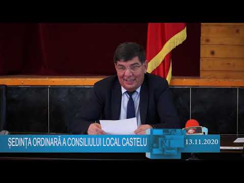 ȘEDINȚA ORDINARĂ A CONSILIULUI LOCAL CASTELU 13 11 2020