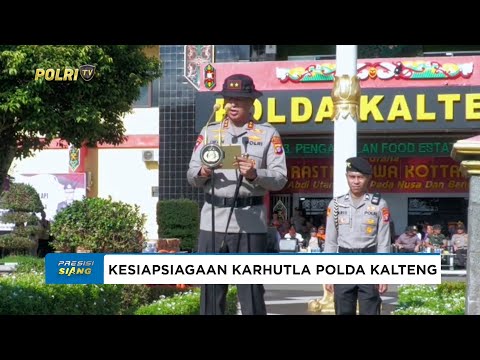 POLDA KALTENG APEL KESIAPSIAGAAN KARHUTLA DAN PENGECEKAN SARANA &amp; PRASARANA