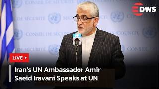 🔴 LIVE: Iran's UN Ambassador Amir Saeid Iravani Speaks to Reporters at the United Nations | AC1E