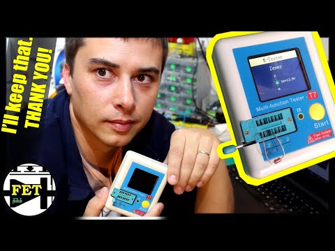 LCR-метр - MTester T7 - Обзор тестера транзисторов