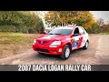 2007 Dacia LOGAN Rally Car CLOSE UP ONBOARD POV Driving