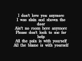 Quireboys - I Don't Love You Anymore lyrics