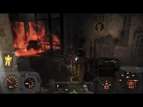 Fighting Legendary Assaultron Dominator in Fallout 4