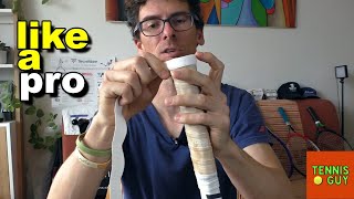 How To Change Overgrip on Tennis Racket Like a Pro | Tennis Guy