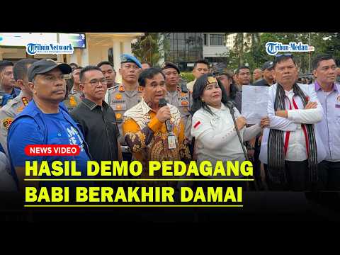 HASIL DEMO Pedagang Babi Berujung Damai, SE akan Disempurnakan Kita Janji Jaga Kebersihan