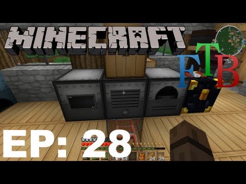 FTB Minecraft EP28 - Creating Glass For My Arcology