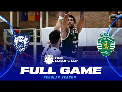 Regular Season | CS Valcea 1924 v Sporting CP | Full Basketball Game | FIBA Europe Cup 2025-26
