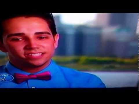 Stuttering Lazaro Arbos Audition on #Idol S12 in Chicago 1/17/13