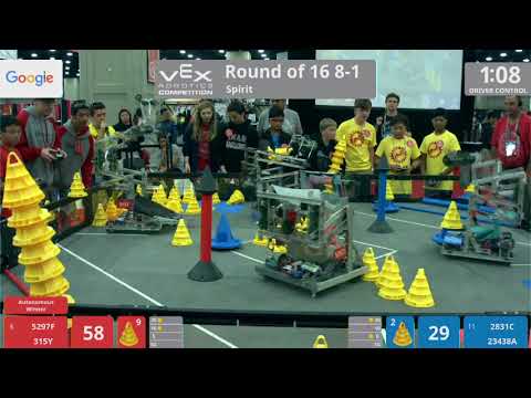 2018 VRC-MS Spir R16 8-1 - 5297F 315Y vs 2831C 23438A - 109 to 83