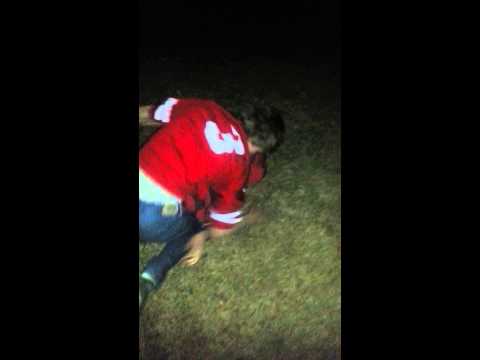 Tstein fights 2 guys in back yard and wins