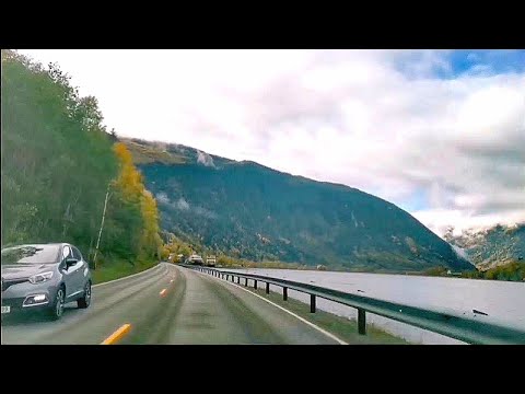 Unforgettable Scene | Driving Along Tinn Lake & Rjukan City