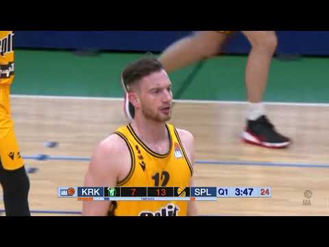 ABA Liga 2020/21, Round 23 match: Krka - Split (16.4.2021)