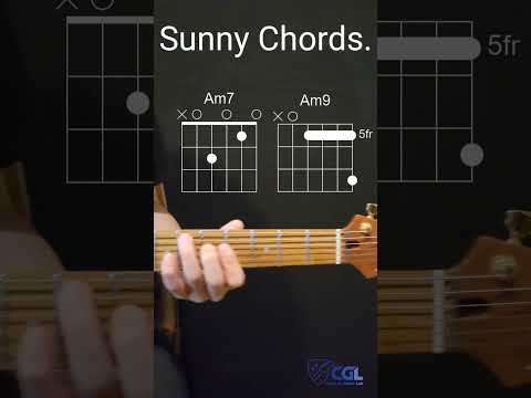 Sunny Chords.#guitar #guitarchords #jazz #pop #sunny