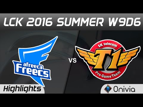 AFS vs SKT Highlights Game 1 LCK Champions W9D6 2016 Afreeca Freecs vs SK Telecom T1