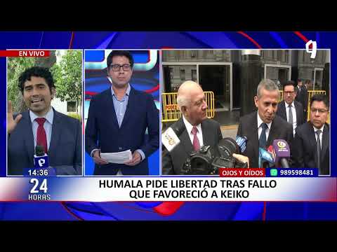 Ollanta Humala exige su liberación tras archivo del caso “Cócteles”