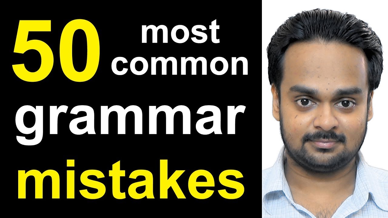 50 MOST COMMON MISTAKES in English Grammar - Error Identification & Correction