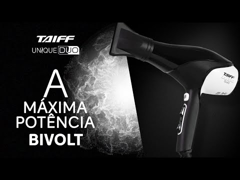 Secador de Cabelo Taiff Unique Duo 2700W Profissional Bivolt