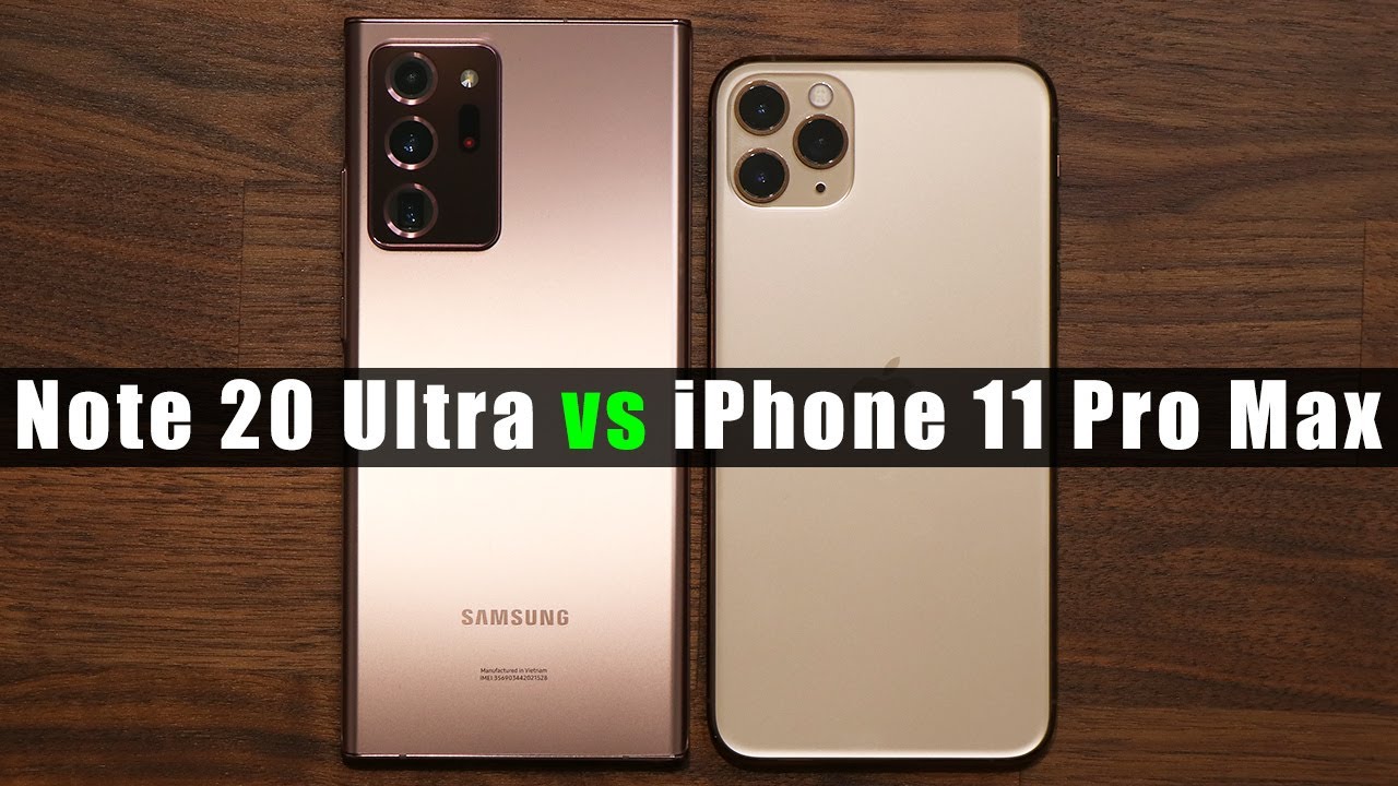Samsung Galaxy Note 20 Ultra vs iPhone 11 Pro Max - Full Comparison
