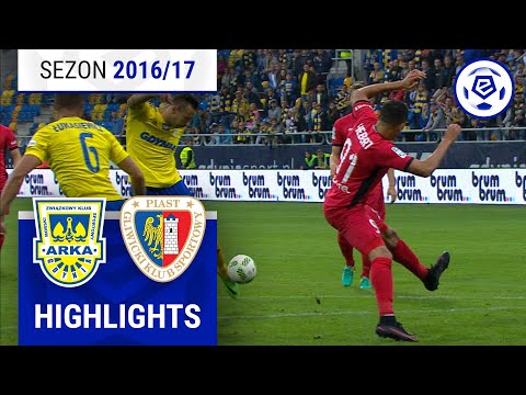 Arka Gdynia - Piast Gliwice 1:2 | SKRÓT | Ekstraklasa 2016/17 | 11. Kolejka