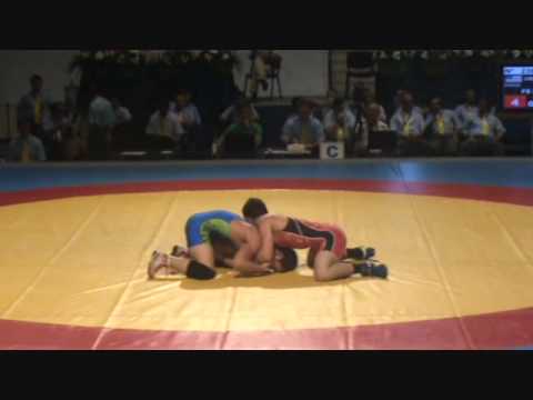JR WORLD FS: Kindig (USA) pin Lee (KOR), 66 kg