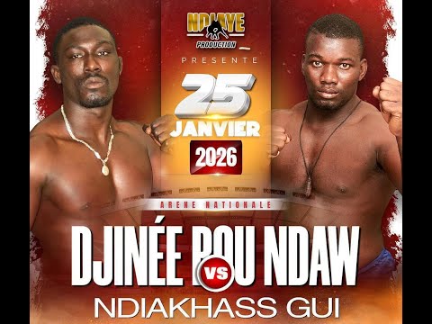 [🛑En Direct] Arène Nationale  Niakhass Gui vs Djinné Bu Ndaw Journée Ndiaye production