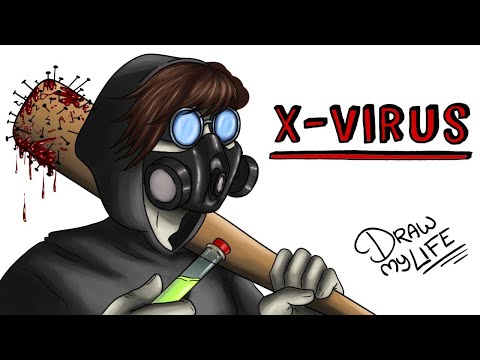 X-Virus 🔪 CREEPYPASTA  | Draw My Life Português