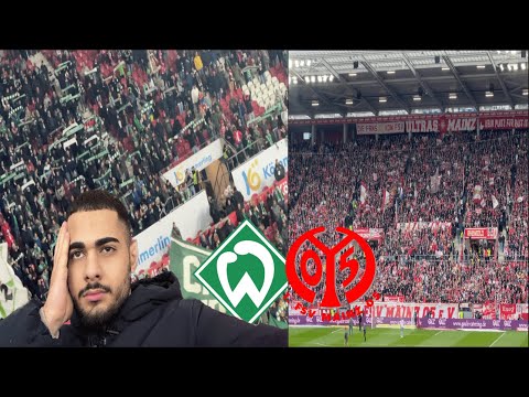 Mainz vs. Bremen Stadionvlog🏟️ INVASION WERDER BREMEN😳 Mainz’s Abstieg besiegelt ?😰