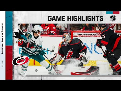 Sharks @ Hurricanes 1/27 | NHL Highlights 2023