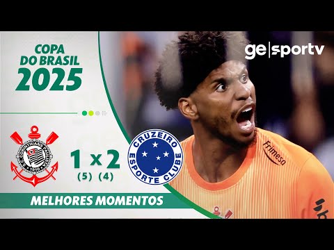 Gols e lances de Corinthians x Cruzeiro