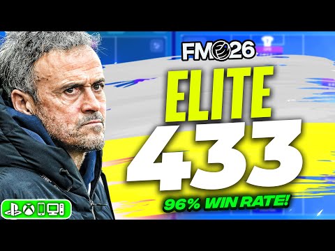 This ELITE 4-3-3 Won The Quadruple! (96% Win Rate) | Best FM26 Tactics