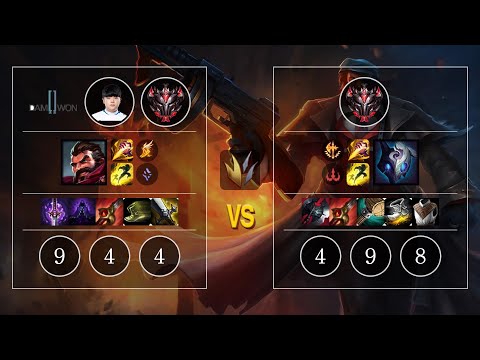 DWG Canyon Graves vs Kindred Jungle - KR GrandMaster Patch 10.10