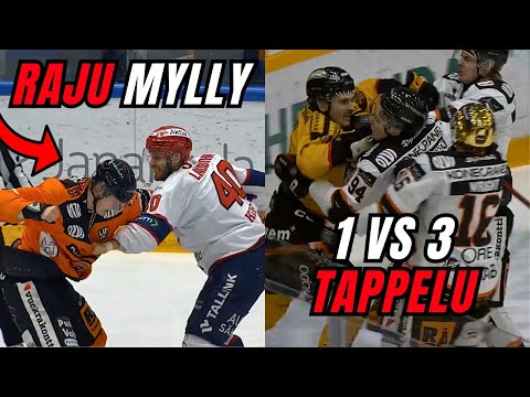 Rajuja myllyjä ja joukkotappeluita - Viikon Liigan huippuhetket