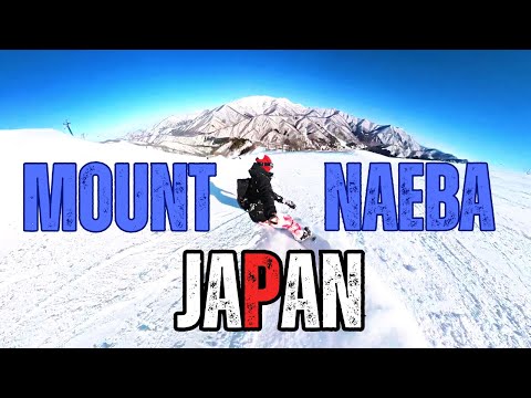 We went SNOWBOARDING at Mount NAEBA, Niigata! #japan