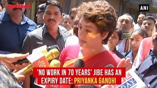 'No Work In 70 Years' Jibe Has An Expiry Date: Priyanka Gandhi