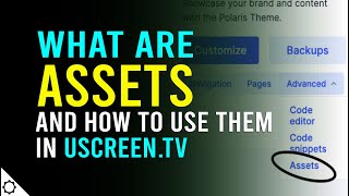 How to Use Assets in Uscreen TV