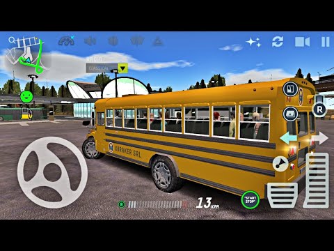 School Bus Driving in Bus Simulator PRO - Best Android Gameplay 2022