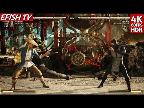 Raiden & Shujinko vs MK95 Smoke & Tremor (Hardest AI) - Mortal Kombat 1