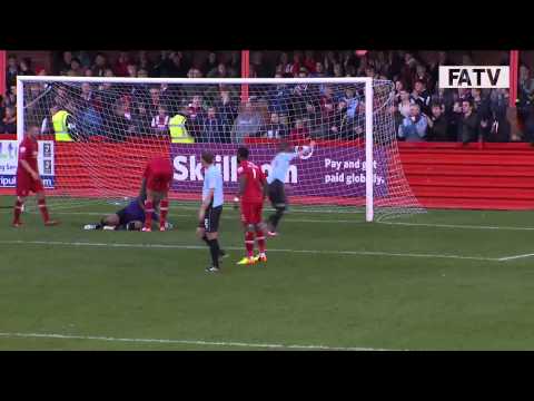 Tamworth vs Cheltenham Town 1-0, FA Cup First Round Proper 2013-14 highlights