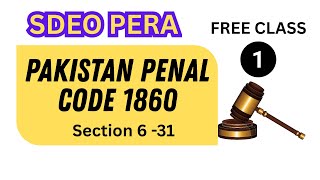 PPC Lecture 1 - Section 6 to 31 | SDEO PERA